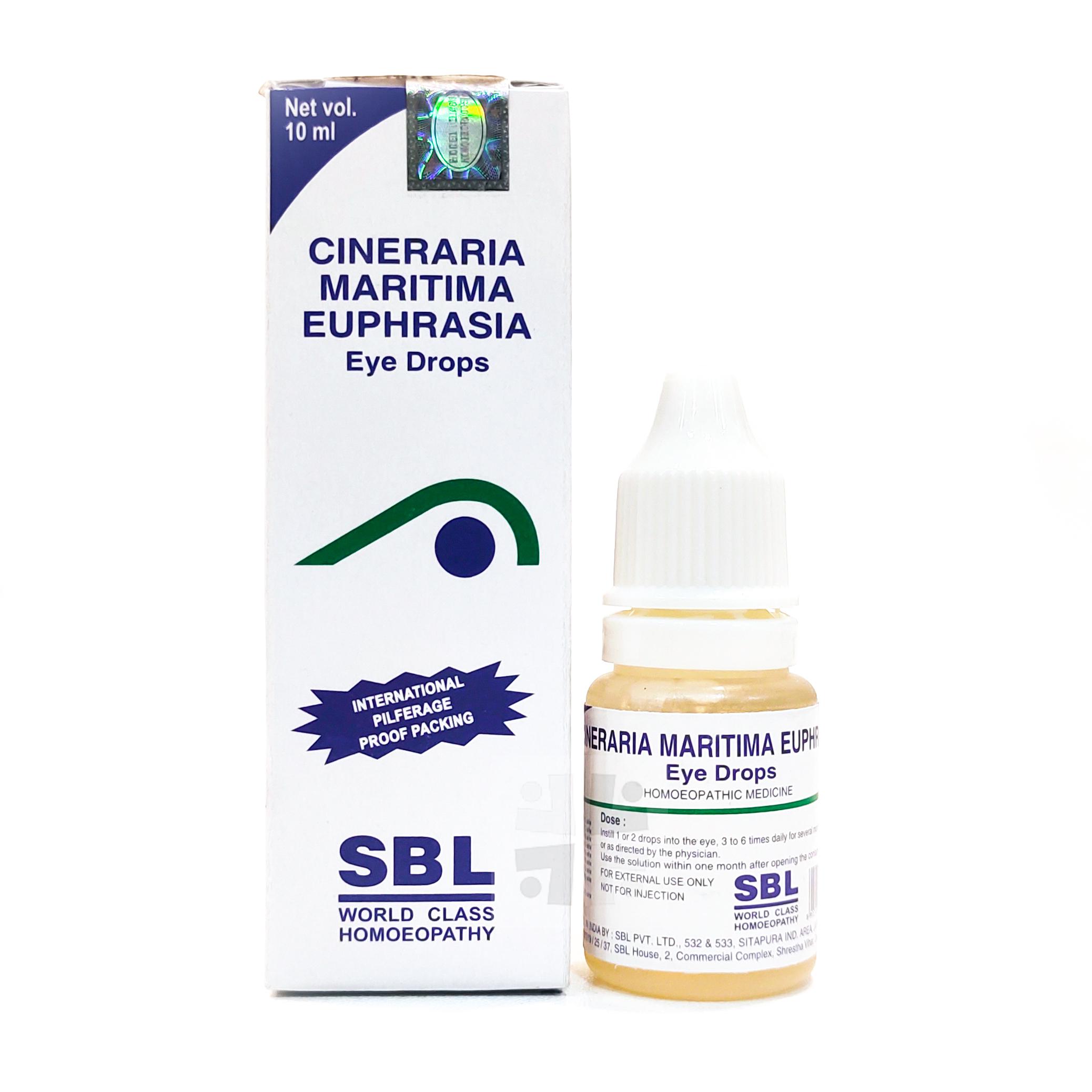 SBL Cineraria Maritima 10% Eye Drops 10ml